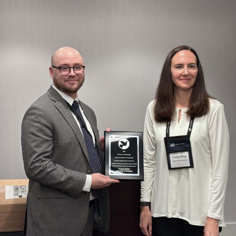 2024 Graduate Student Paper Award - Cooper Maher